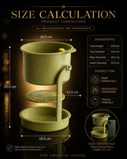 Hanging Sink Drain Basket for Kitchen Organisation