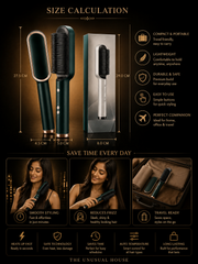 Electric Hair Straightening Comb for Quick Styling