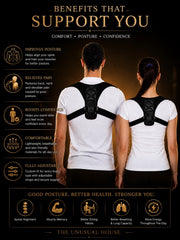 Posture Corrector Back Support Brace – Universal Fit