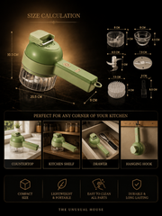 Portable Electric Vegetable Cutter for Quick Prep