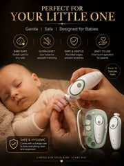 Electric Baby Nail Trimmer with Touch-and-Stop Safety
