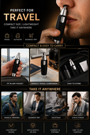 Nose & Ear Hair Trimmer for Personal Grooming