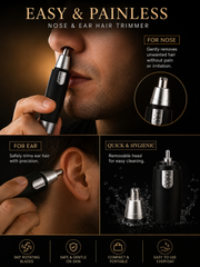 Nose & Ear Hair Trimmer for Personal Grooming
