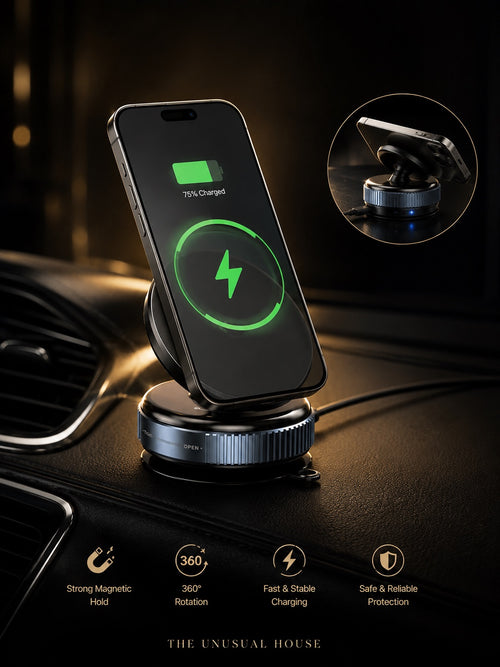 360° Rotating Car Dashboard Phone Holder