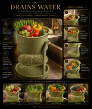 Hanging Sink Drain Basket for Kitchen Organisation